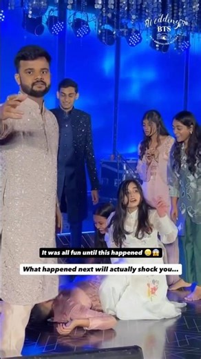 Share this with your friends 😂 Wedding BTS #weddinggoals #sangeetdance #funnymoments
