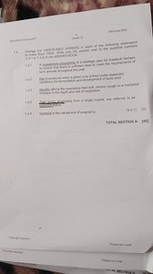 NWIJune 20236Agriculturai Sciences/P1Grade 121.4 Change the... | Filo