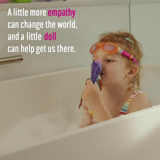 If a doll can help a child develop empathy, A doll can help change the world. Learn more about our doll play study with Cardiff University | Barbie