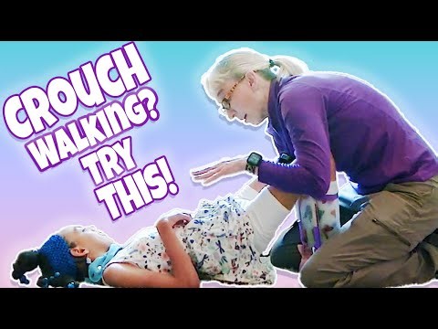 Helping Crouch Walking with Hip Extension 🚶🏿‍♀️| Pediatric Physical Therapy for Cerebral Palsy #50