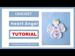 How to Crochet a Heart Angel