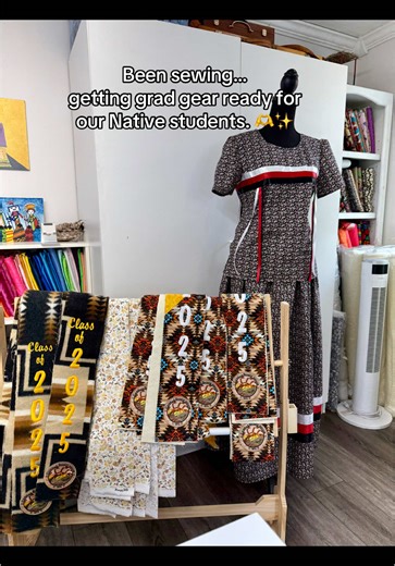 Graduation Gear for Native Students: Sewing Traditions