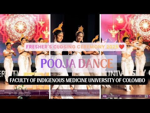 Pooja dance❤️ performed by faculty of indigenous medicine university of Colombo