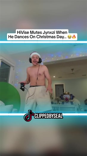 HiVise Mutes Jynxzi When He Dances On Christmas Day.. 😭🔥#clippedbyseal