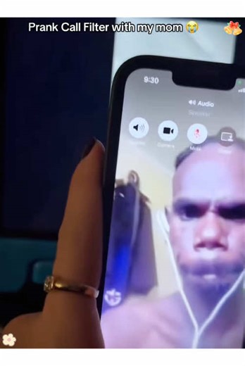 Mom's Hilarious Reaction to Prank Call Filter