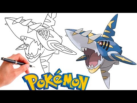 How To Draw MEGA SHARPEDO POKEMON | Mega Pokemons