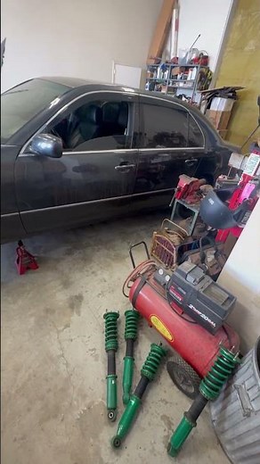 Tein Flex Z coilovers for the LS430 #lexus #ls430 #3uzfe #jdm