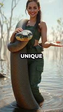 Fearless Woman Wrangles Giant Pythons Like Animated Hero! 🐍🔥