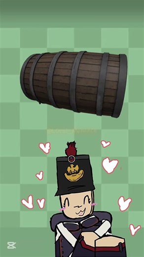 ROBLOX GNB SATIRE| All night, forever now Trend|Jacob x barrel | #fyp #shorts #gutsandblackpowder 