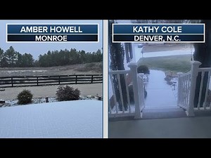 Meteorologist explains snow vs. sleet | Charlotte winter storm