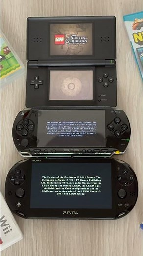 LEGO Pirates of the Caribbean Launch Test | DS vs PSP vs Vita