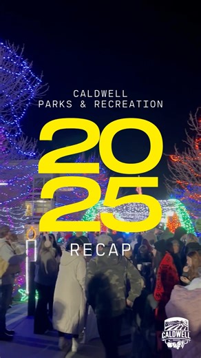Along with our well-loved community events and programs, 2025 was a big year for Caldwell Parks and Recreation! 💚 We opened the Caldwell Memorial Pool, celebrated the new Pipe Dream Pump Track, installed two new playgrounds, launched free Movies in the Park, hosted the first annual Caldwell Artisan Fair, expanded recreation programs, plus countless behind-the-scenes park projects and maintenance. We can't wait to see what the 2026 year brings, Happy New Year from the Caldwell Parks and Recreati