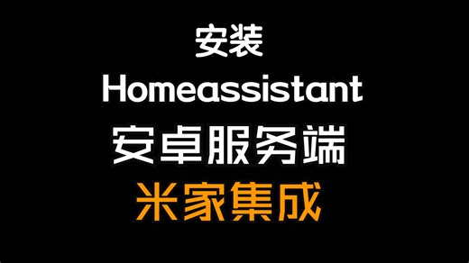安卓安装Homeassistant接入Homekit米家