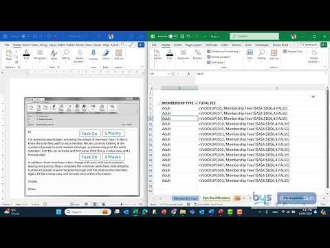 2024 Higher Admin & IT Assignment - SS VLookUp, CountIF and SumIF