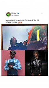 1.6K views · 31 reactions | Just In: Rema’s epic entrance at his sold out concert at the 20,000 capacity O2 Arena, London UK!!! ‍♀️‍♀️‍♀️ | BBnaija reunion 2022 | Facebook