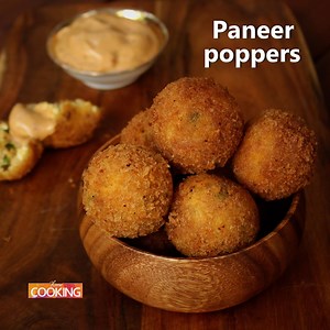 3.7M views · 54K reactions | Paneer Poppers FULL RECIPE: https://goo.gl/myfjDd #PaneerPoppers #paneer #paneerrecipes #homecooking #tasty #yummy #food #kitchen #snack | Home cooking | Facebook