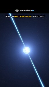 Space Science | Neutron stars spin so fast due to the conservation of angular momentum. During the collapse of a massive star into a neutron star, the core... | Instagram