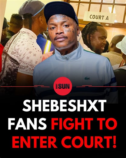 There's chaos outside the Polokwane Magistrates Court as Shebeshxt's die-hard fans push and shove, desperate to get inside. The popular star is set to make his second court appearance, where he's expected to apply for bail and his supporters weren't about to miss a moment of the drama. #Shebeshxt #PolokwaneCourt #CourtDrama | Daily Sun