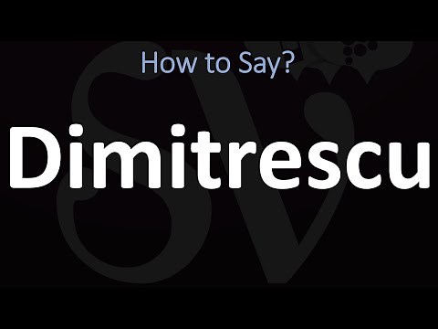 How to Pronounce Dimitrescu? (CORRECTLY)