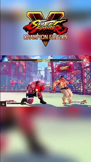 Balrog Beats Ryu | Street Fighter V Champion Edition Epic Fight 🎮 #shorts