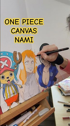 One Piece Art Canvas. Nami’s time has come.