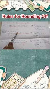 Rules for Rounding Off #class11physics #roundingoff #rulesforroundingoff