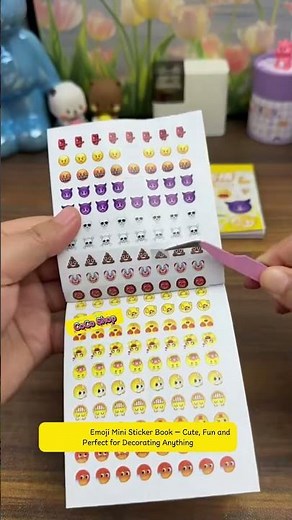 Emoji Mini Sticker Book – Cute, Fun and Perfect for Decorating Anything