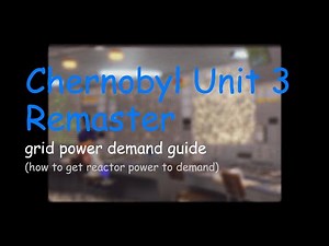Chernobyl Unit 3 Remaster Grid Power Demand Guide