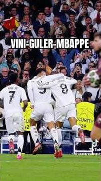 VINICIUS, ARDA GÜLER, AND MBAPPE. THE THREE BEST IN THE WORLD #mbappe #vinicius #ardaguler #realm...