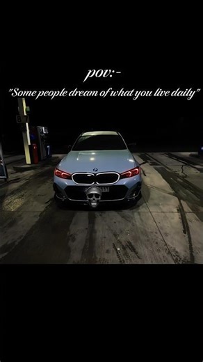 ''Some people dream of what you live daily''🤫#bmw #bmwm5 #millionairevibes #viral #bmwm4 #success