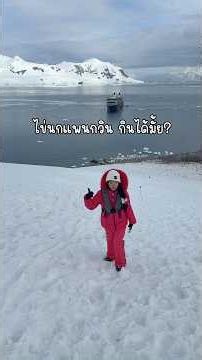 ไข่นกแพนกวิน กินได้มั้ย? #antarctica