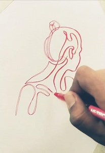 girl line art drawing #lineart #linedrawing #art #drawing