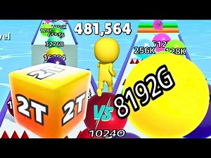 Ball Run Infinity vs Jelly Run 2048 vs Push Harder 3D | Level Up Man Runner | Max Level