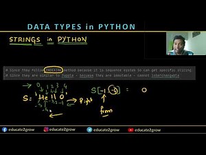 Python - STRINGS - DATATYPES --- Explained with LAB -- !! Important !!