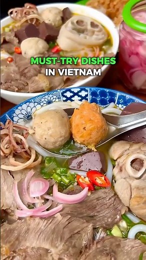 Vietnam's Most Famous Foods You Need to Try 🇻🇳 #shorts