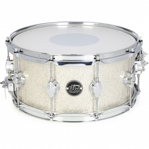 DW Performance Series Limited Edition Snare Drum - 6.5 inches x 14 inches, Broken Glass