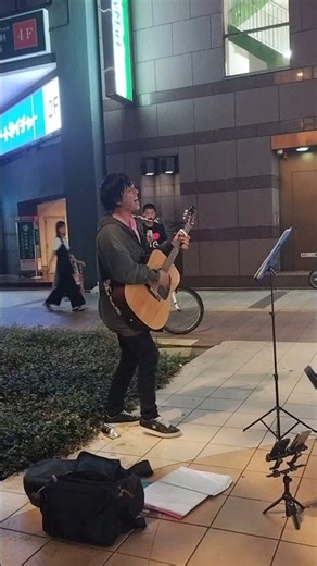 【近鉄四日市駅】斉藤和義『歌うたいのバラッド』 #guitar #歌うたいのバラッド #ライブ配信