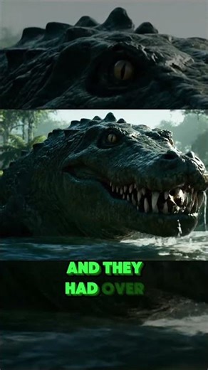 [A Blink of Earth] Super Croc Sarcosuchus: The Giant Dinosaur Hunter #prehistoric #giantcrocodile