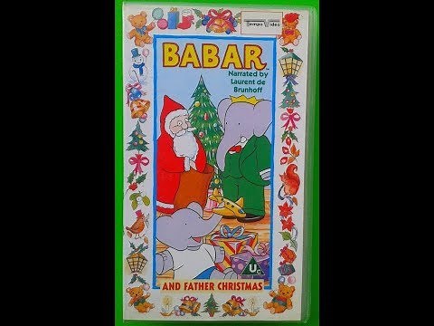 Original VHS Opening: Babar and Father Christmas - 1991 Reissue (UK Retail Tape)