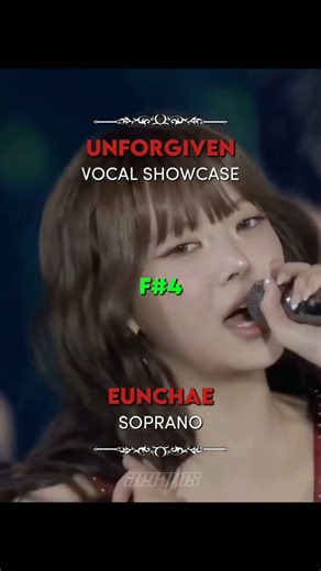 | LE SSERAFIM singing UNFORGIVEN Vocal Showcase |#vocalshowcase #unforgiven #lesserafim #aeryvs #kva