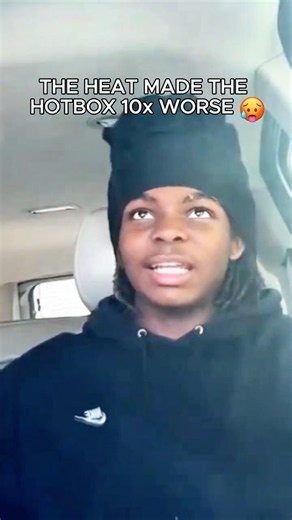HOTBOXING THE CAR IN THIS HEAT WAS CRAZY 😭