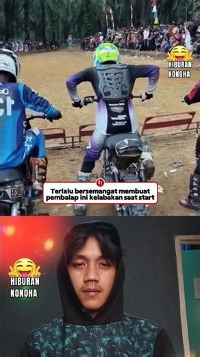 Orang lain udah finish dia masih sibuk digaris start hadeh