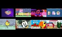 Mix of 8 videos from youtube : up to faster 8 parison