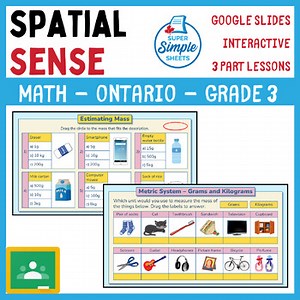 Grade 3 - Spatial Sense Unit - Google Lesson Slides - Ontario Math