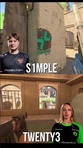 s1mple Perfect crosshair placement #csgo #counterstrike #faceit #cs2 #s1mple #csgomoments