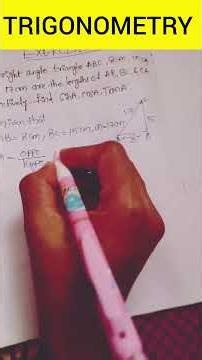 Trigonometry Basics | Find Sine, Cosine and Tangent from Triangle Lengths