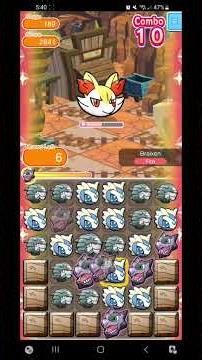 Braixen Stage 189 Pokemon Shuffle