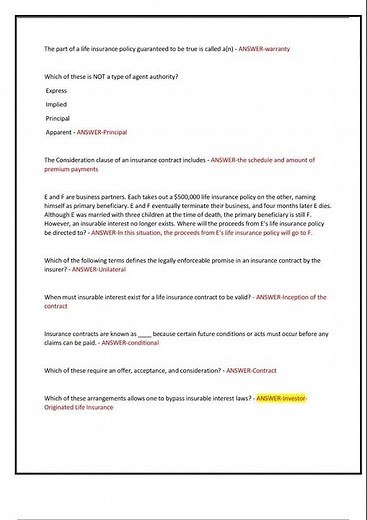 TEXAS STATE LIFE AND HEALTH INSURANCE EXAM SIMULATOR ACTUAL EXAM 1