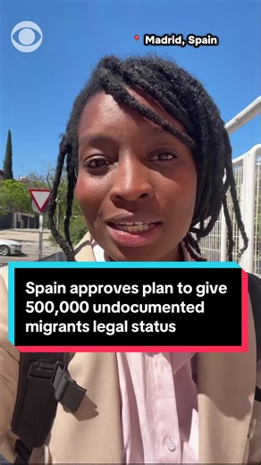 Spain is moving to give legal status to roughly 500,000 undocumented migrants under a new plan approved by Prime Minister Pedro Sánchez’s government — a sweeping shift that stands in sharp contrast to President Trump’s deportation push in the U.S. Supporters say it will bring migrants into the legal system and help fill labor shortages, while critics warn it could encourage more migration and allow people with criminal histories to slip through vetting. @Inaya Folarin Iman reports. #spain #immig