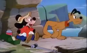 Mickey et Pluto à la pêche (en francais)
